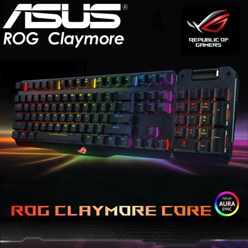 華碩 ROG Claymore RGB 青軸全彩機械式鍵盤
